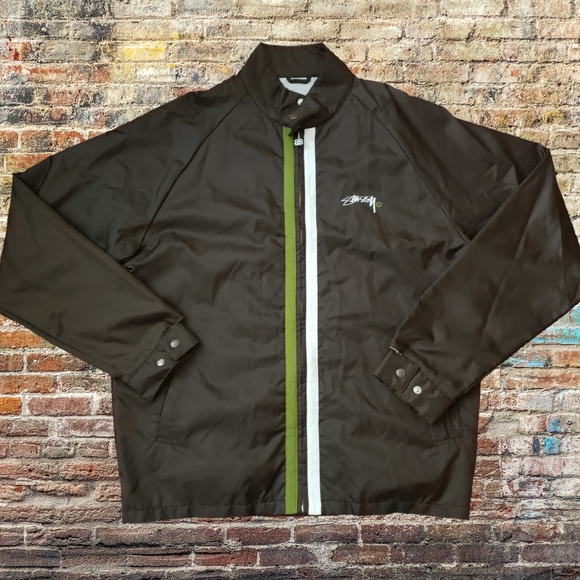 Stussy Gear Racing Stripe Windbreaker 